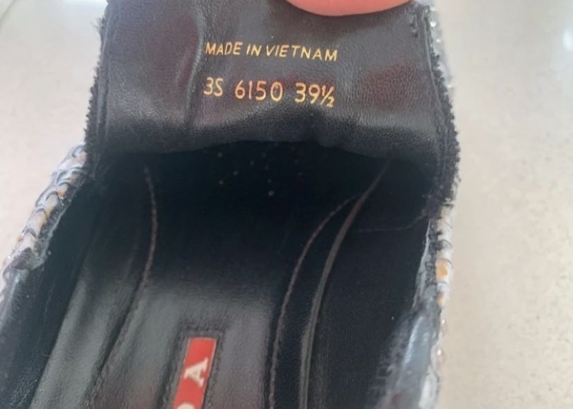 Tenisówki Prada jasne