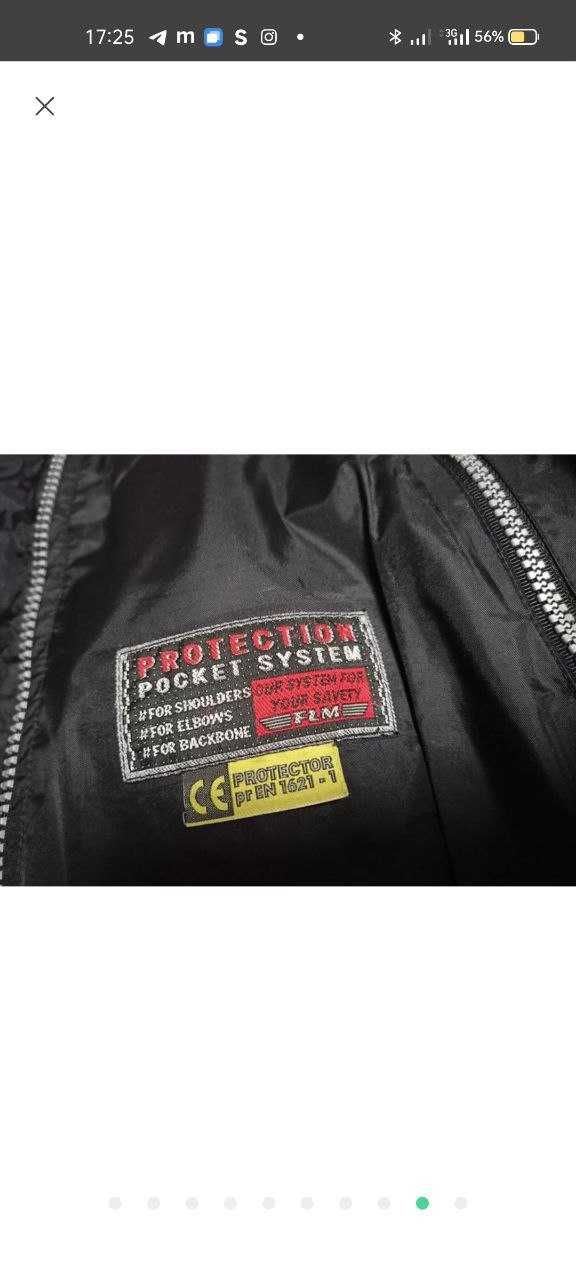 Мотокуртка FLM текстильная мото куртка курточка