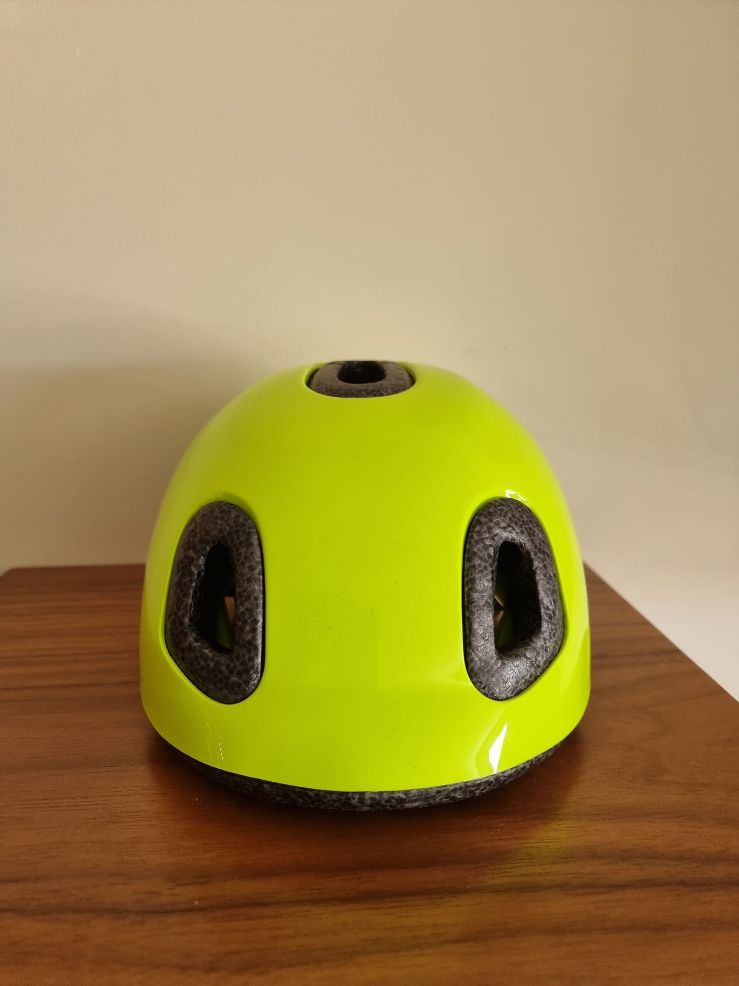 Capacete de biciclete criança neon