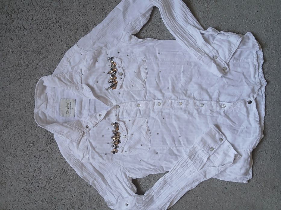 Koszula biała ozdabiana roz. S