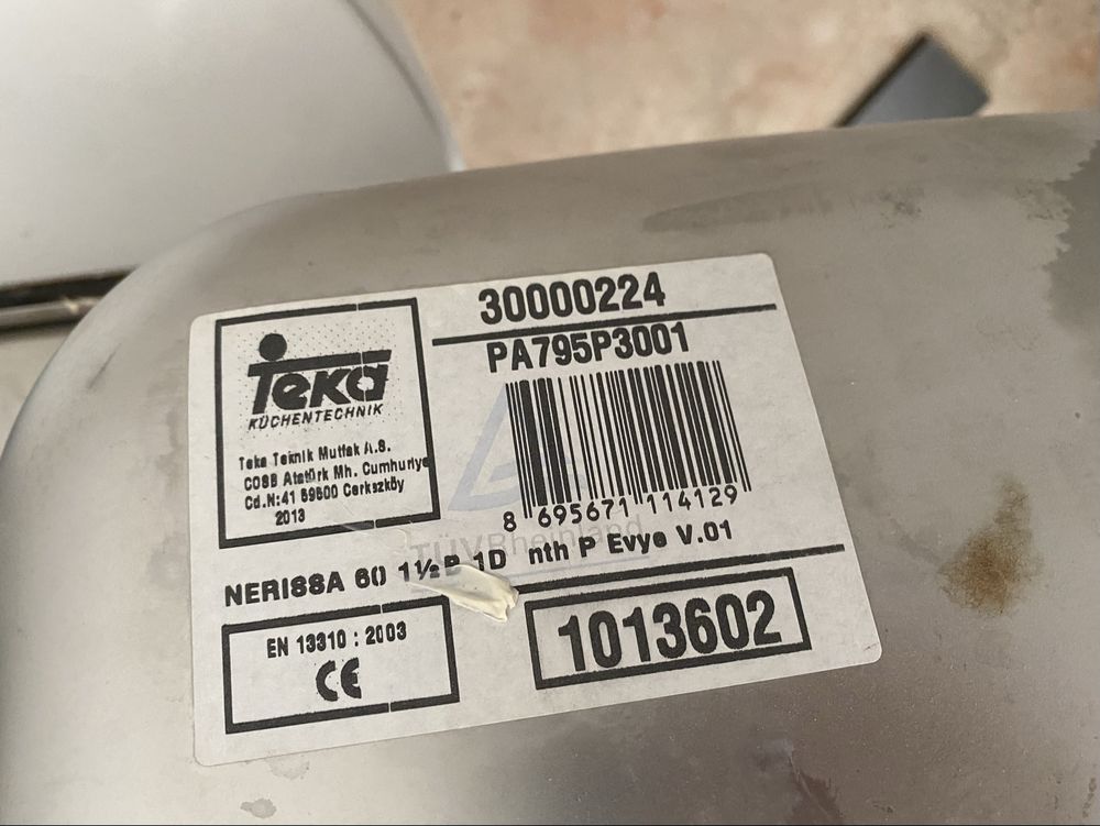 Lava loiças e torneira teka inox