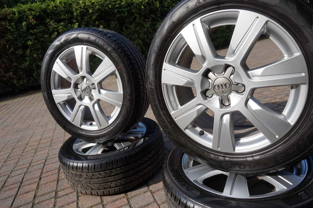 AUDI A4 , A3, A6  Koła Aluminiowe 17' 5x112 Opony są jak nowe !