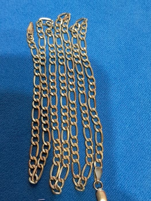 Łańcuszek figaro złoty P585