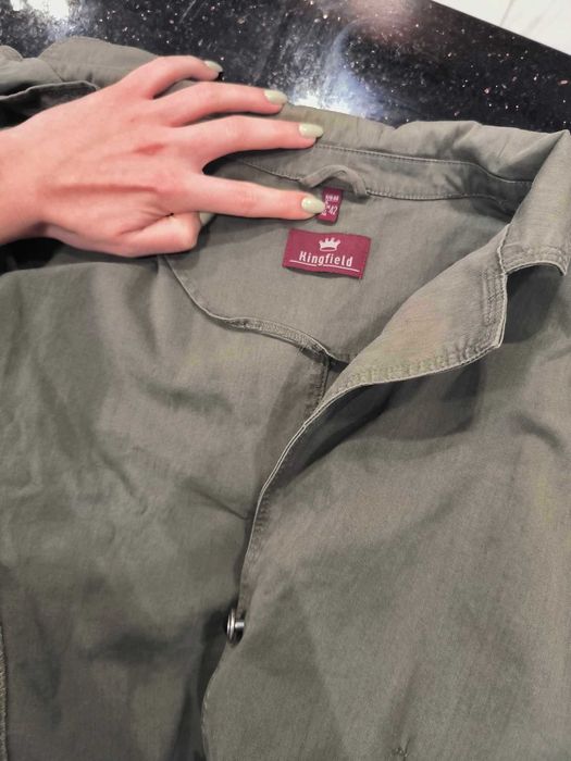 Kurtka żakiet khaki damska