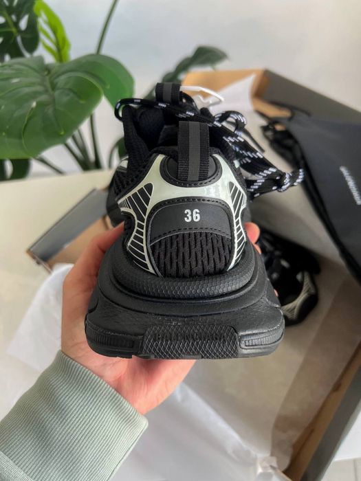 Buty Balenciaga 3XL Black/Silver 36-40 damskie trampki sneakersy