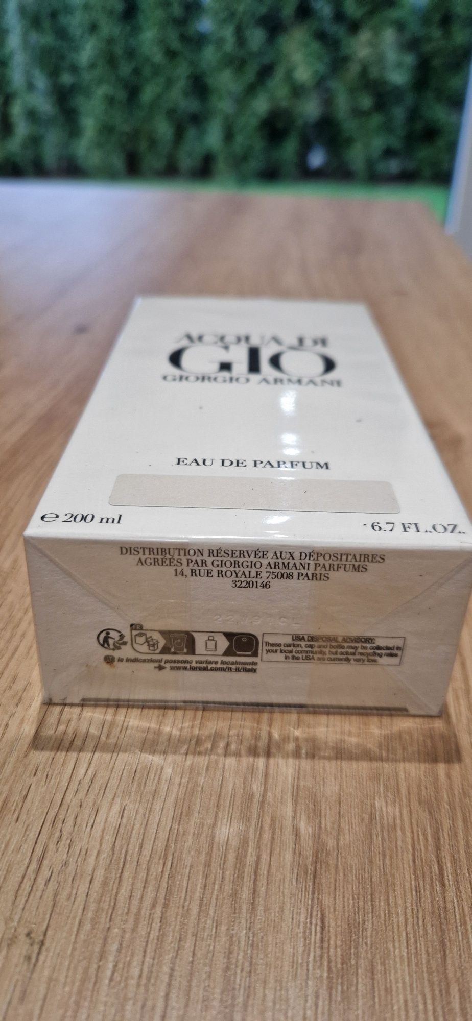 Acqua Di Gio Eau De Parfum 200 ml Giorgio Armani