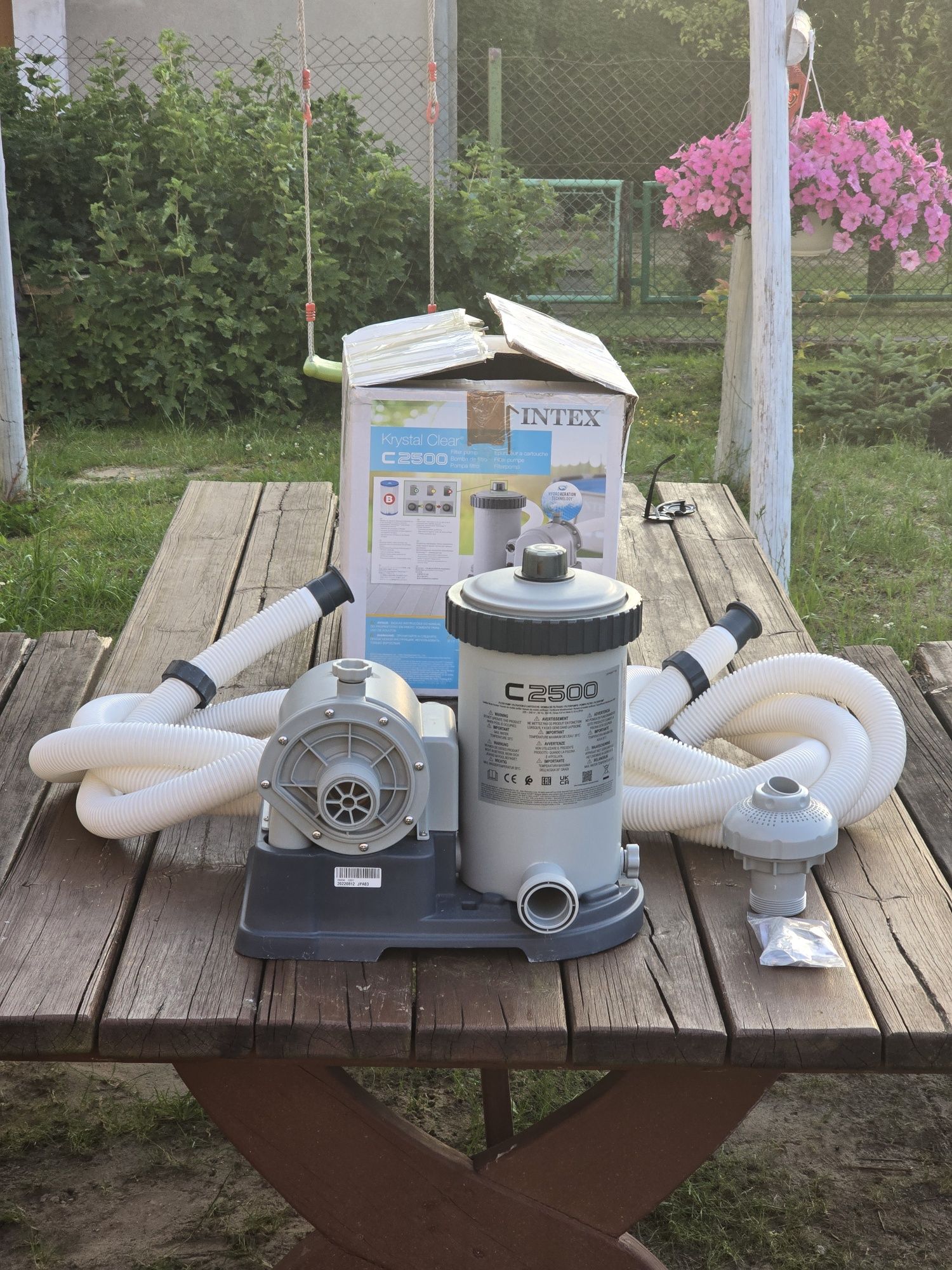 Pompą filtrującą do basenu intex C2500