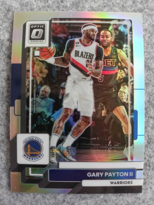 Karta NBA 2022-23 Optic Silver Prizm Gary Payton Golden State Warriors