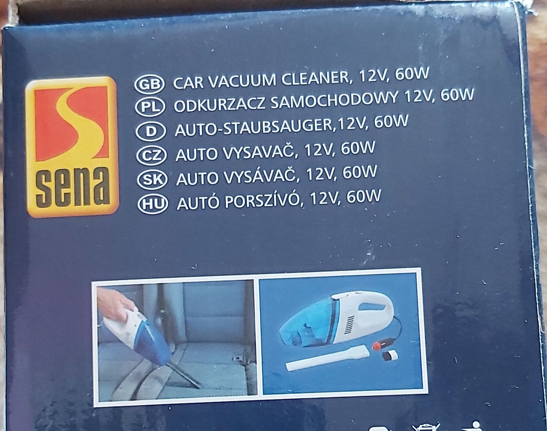 Odkurzacz samochodowy na zapalniczke przenosny reczny