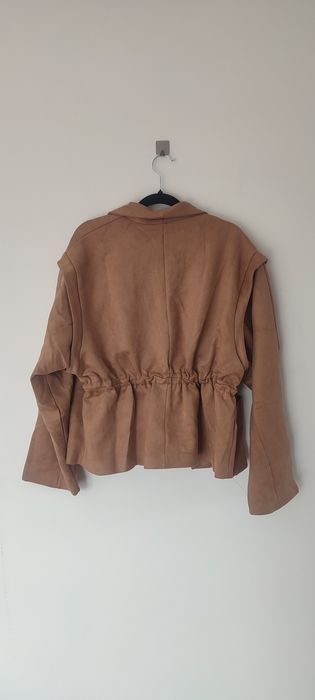 Kurtka marynarka ramoneska ala zamszowa na jesień viralowa