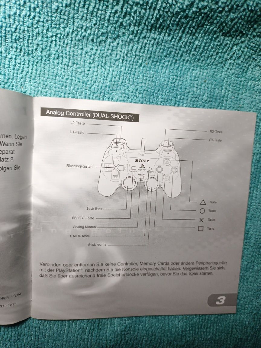 Ps1 Vanishing Point psx psone Książeczka Manual