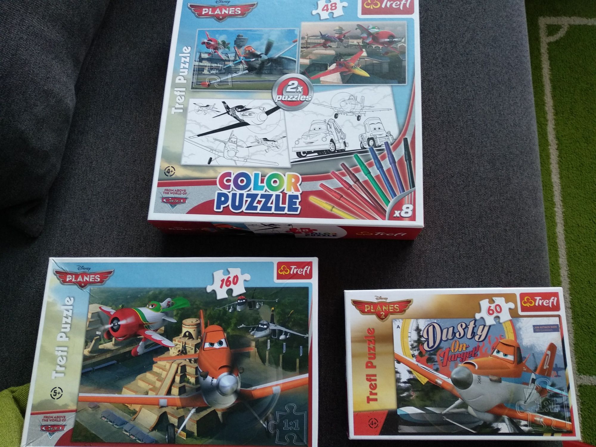 Puzzle Planes samoloty zestaw 3 op