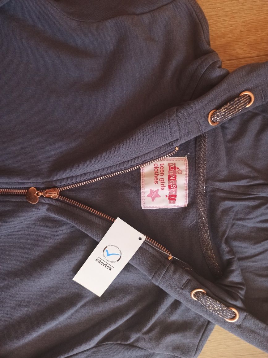 Nowa bluza młodzieżowa dziewczynka rozm. 158 cm