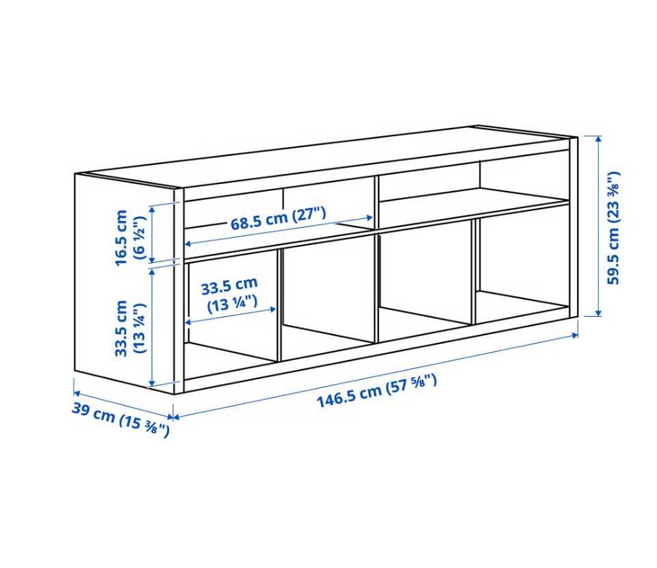 Conjunto Sala Kallax IKEA - Estante + Móvel TV