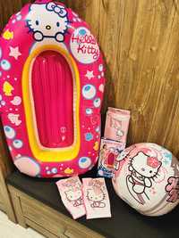 Dmuchany ponton, piłka i rękawki SANRIO Hello Kitty