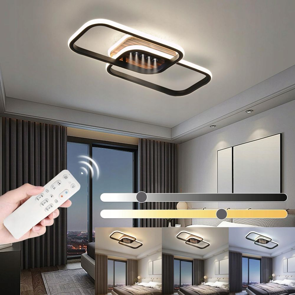 Lampa sufitowa LED 52W z możliwością ściemniania 3000K-6500K, 60 cm