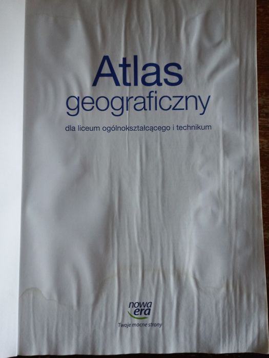 Atlas geograficzny dla LO i technikum
