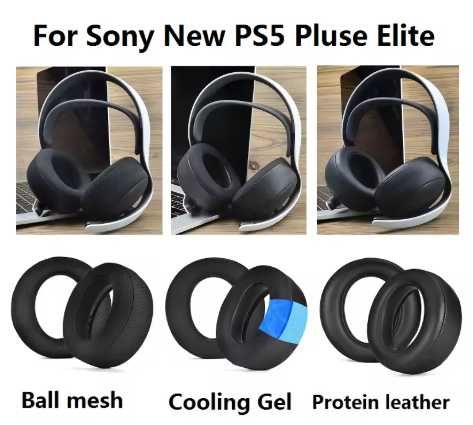Амбушюры Sony PlayStation PS5 Pulse 3D PS4 Gold Platinum Wireless 2.0