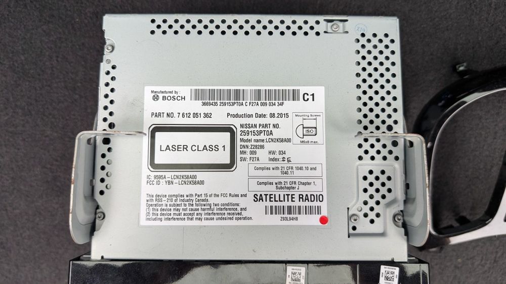 Оригінальна магнітола Nissan Juke 2015-2017 з підтримкою камер 360