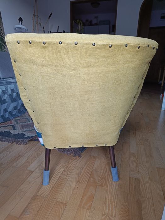 Fotel PRL , wielobarwny