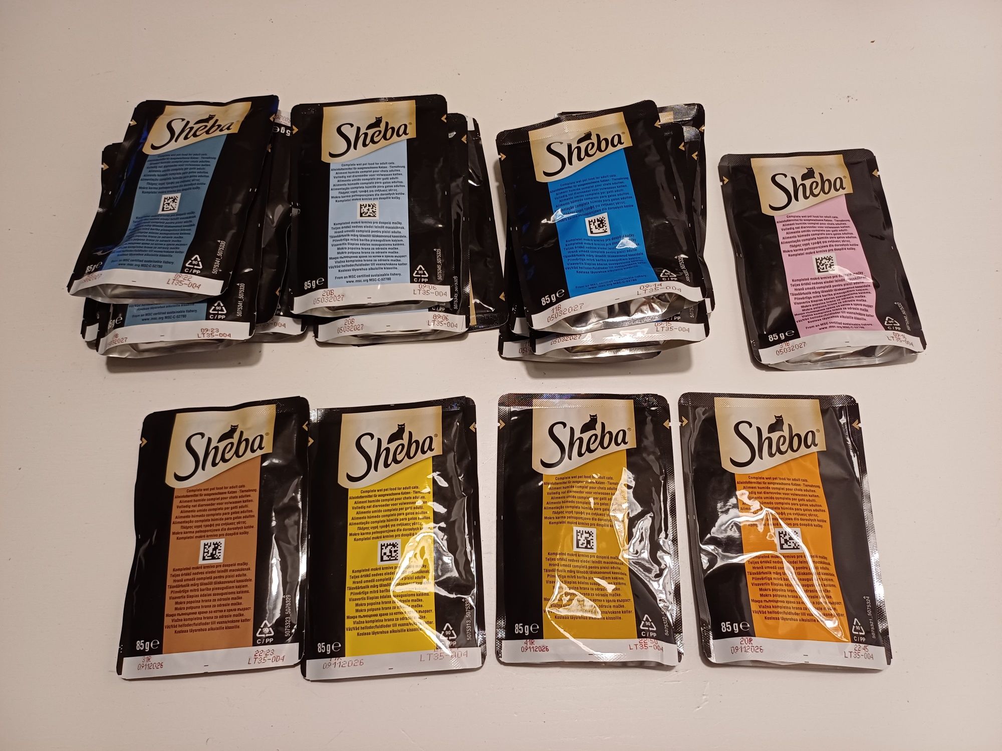 Sheba w sosie saszetki 18x85g + Winston w galarecie 4x85g
