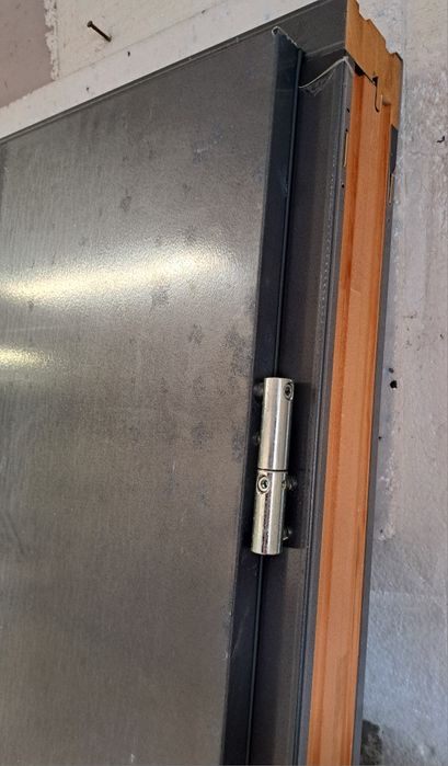 Drzwi zewnętrzne nowe Grube 72mm Antracyt 90 Prawe Lustro Weneckie