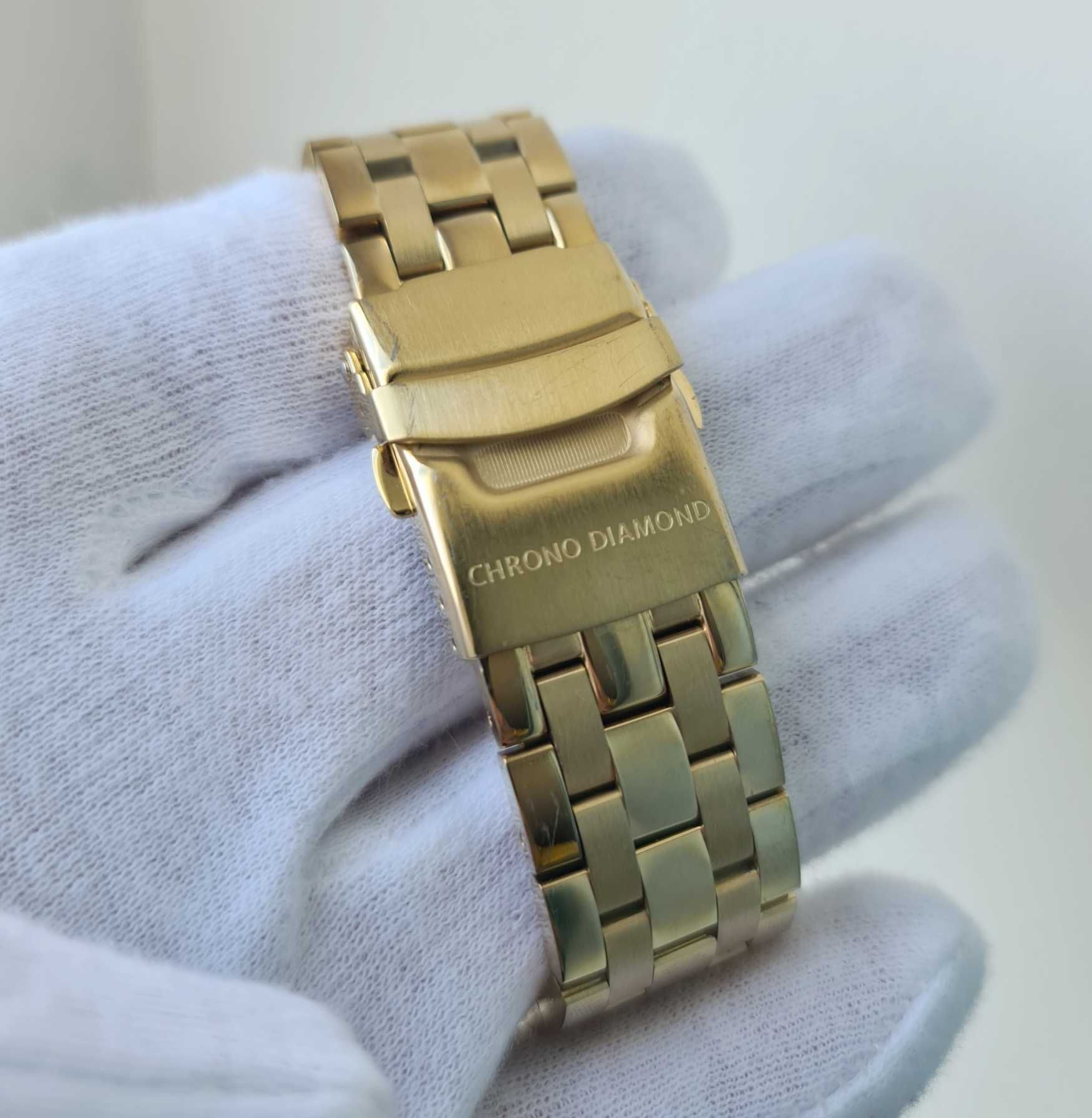 Чоловічий годинник Chrono Diamond 12100 Chronograph Limited Edition 43