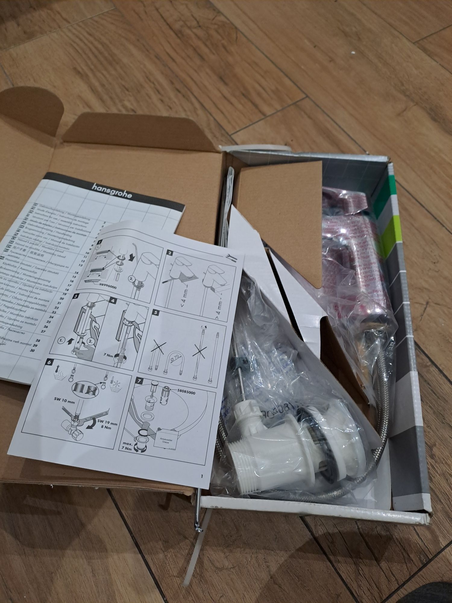 Bateria umywalkowa Hansgrohe Mycube L