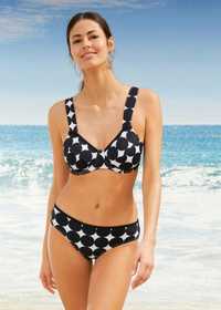 B.P.C bikini czarno-białe w duże grochy r.40 (80E)