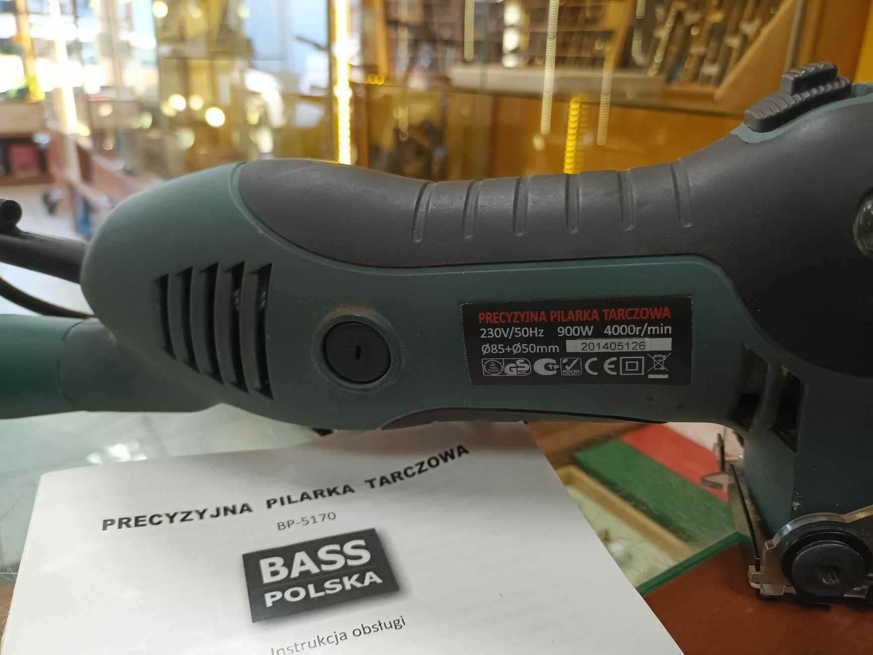 BASS Polska Precyzyjna pilarka tarczowa BP-5170 stan BogatyZestaw 900W