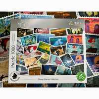Puzzle Trefl prime Disney 1000 elementów Disney Stamps Collection