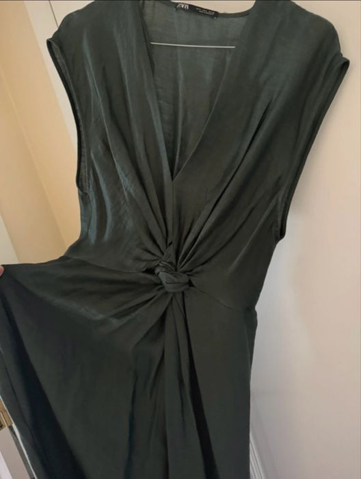 Vestido verde Zara