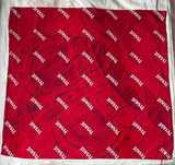 Tyskie chusta bandana chustka 60x55 bawełniana czerwona
