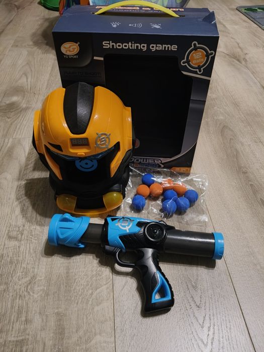 Гра power popper gun 5+, бластер-пістолет+мішень