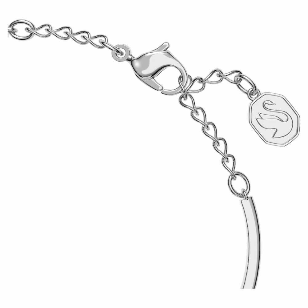 Bransoletka Swarovski - Gema bangle, White, Silver