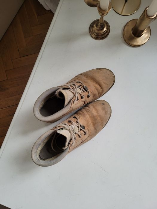 Buty Timberland trapery beżowe klasyki