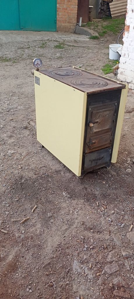 Котел kalvis 4c, калвіс, дровяний котел з плитою