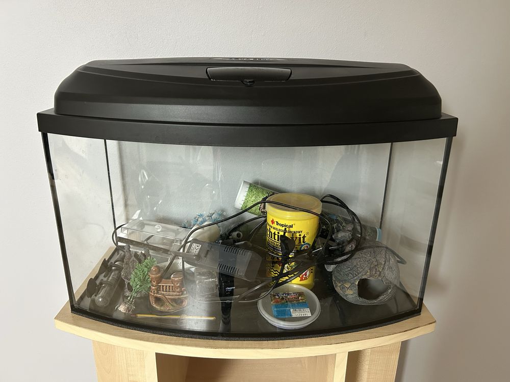 Akwarium 80l + szafka