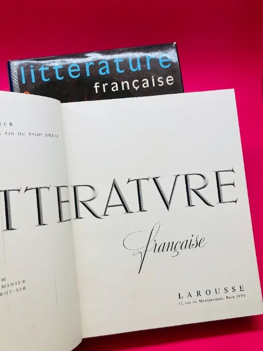 Littérature Française Vol. I - II - Autores Vários