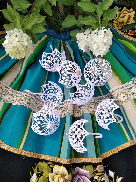 Ozdoby szydełkowe na choinkę