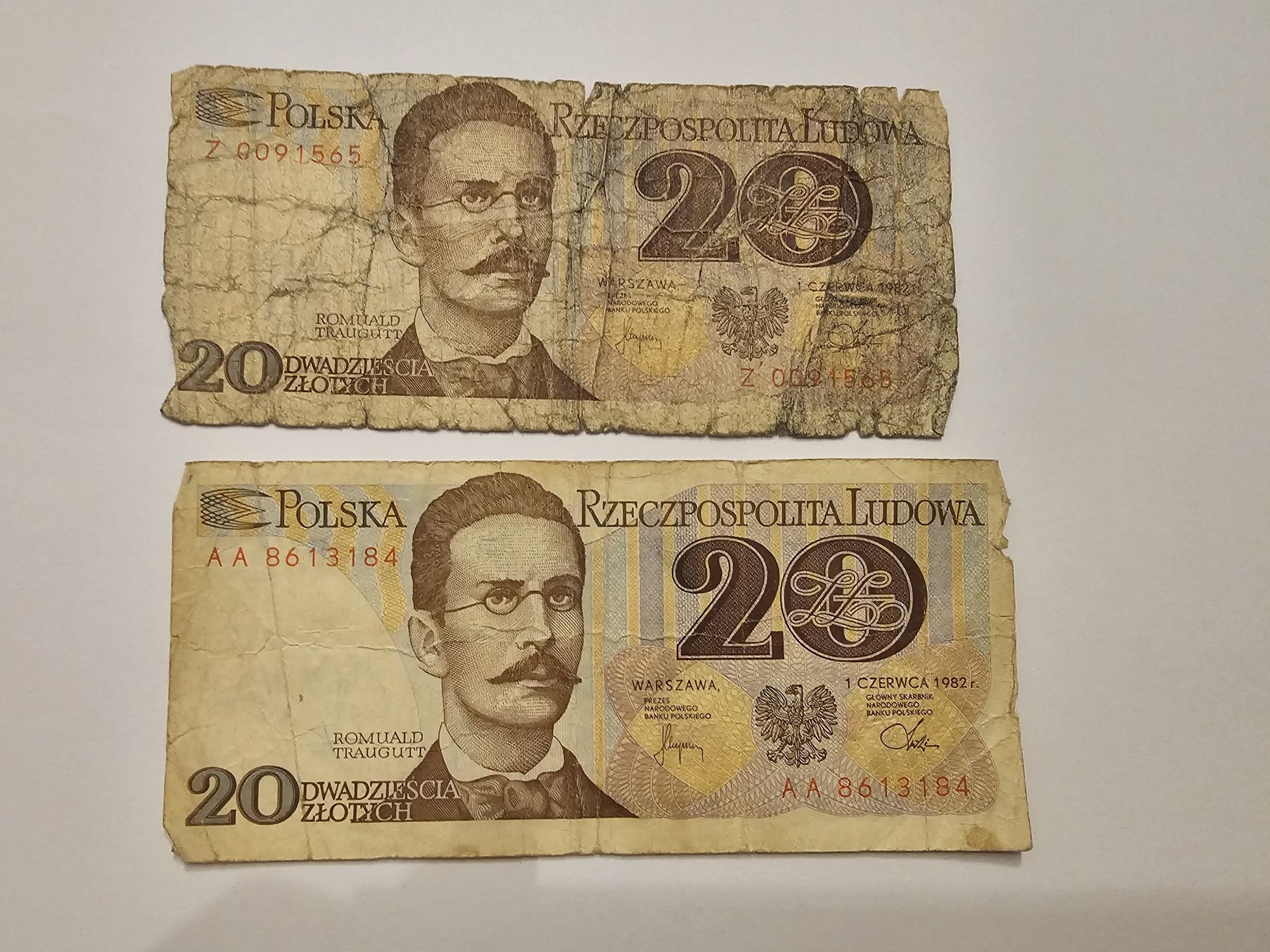 Banknoty PRL 40 sztuk zestaw