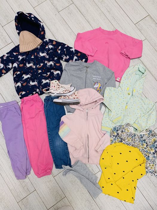 Набір теплих речей на дівчинку 3-4 роки