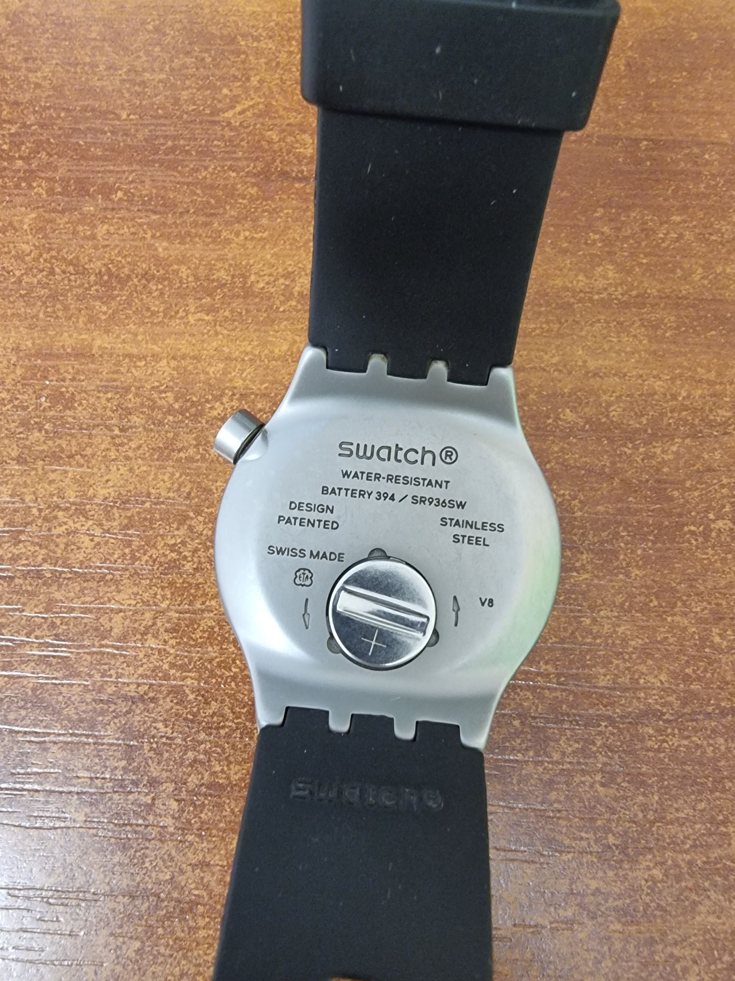 Szwajcarski sportowy zegarek Swatch Big Bold Irony Dark Irony SB07S105