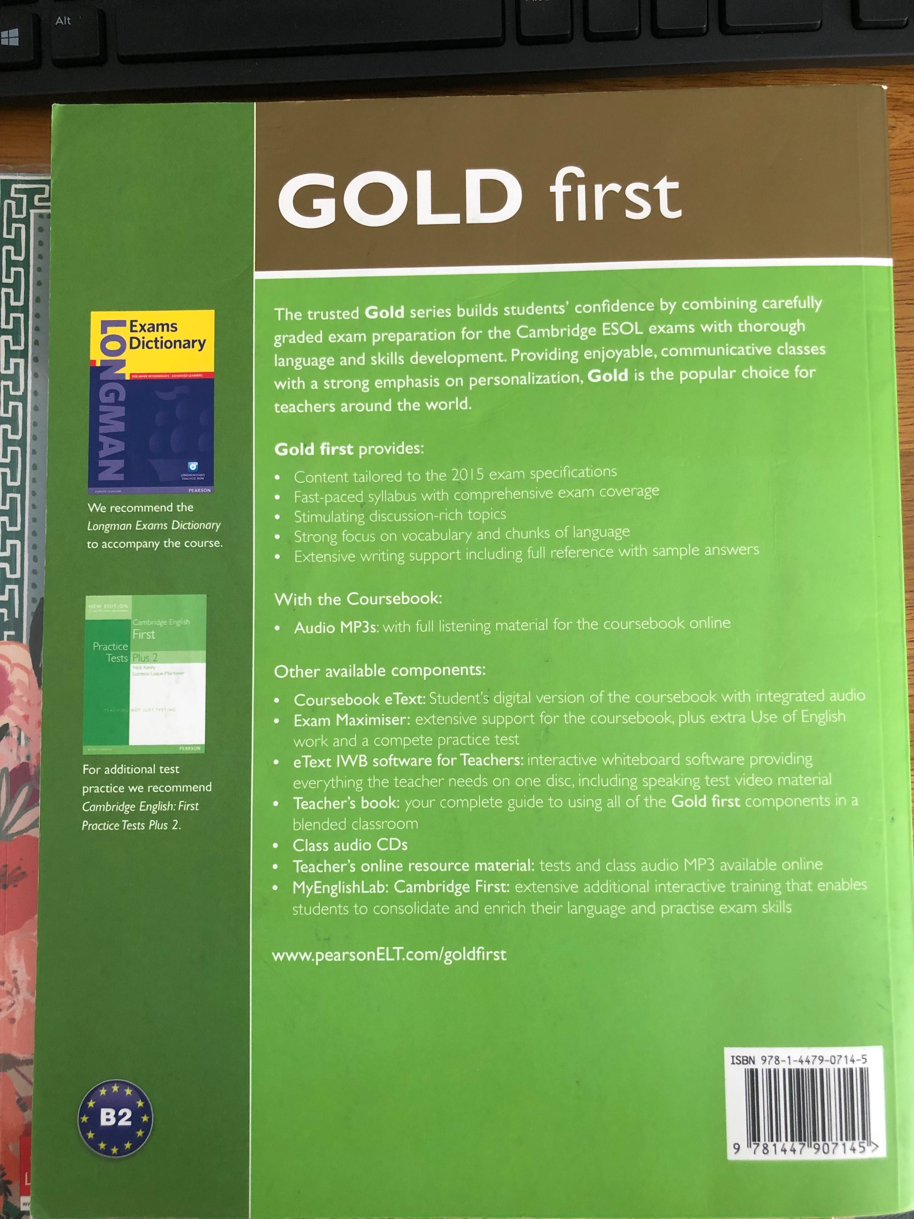 Manual de Inglês Gold First