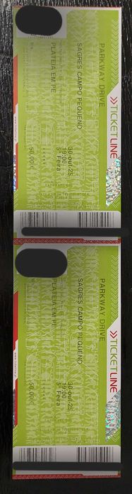 Bilhetes Parkway Drive