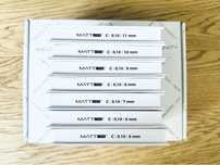 Rzęsy ZJpro matt line, skręt C, grubość 0,10 mm, 5-11 mm