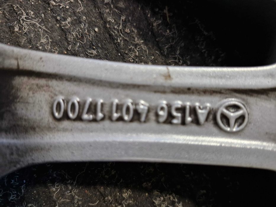 komplet felg aluminiowych Mercedes Benz 17" z czujnikami
