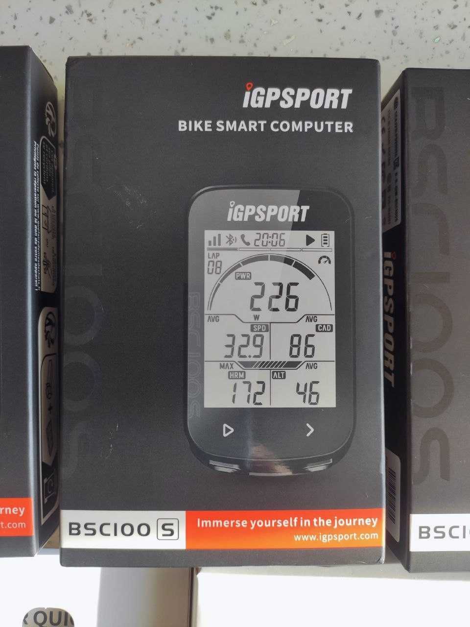 Велокомпьютер iGPSPORT GPS BSC100S вело комп спідометр одометр GPS