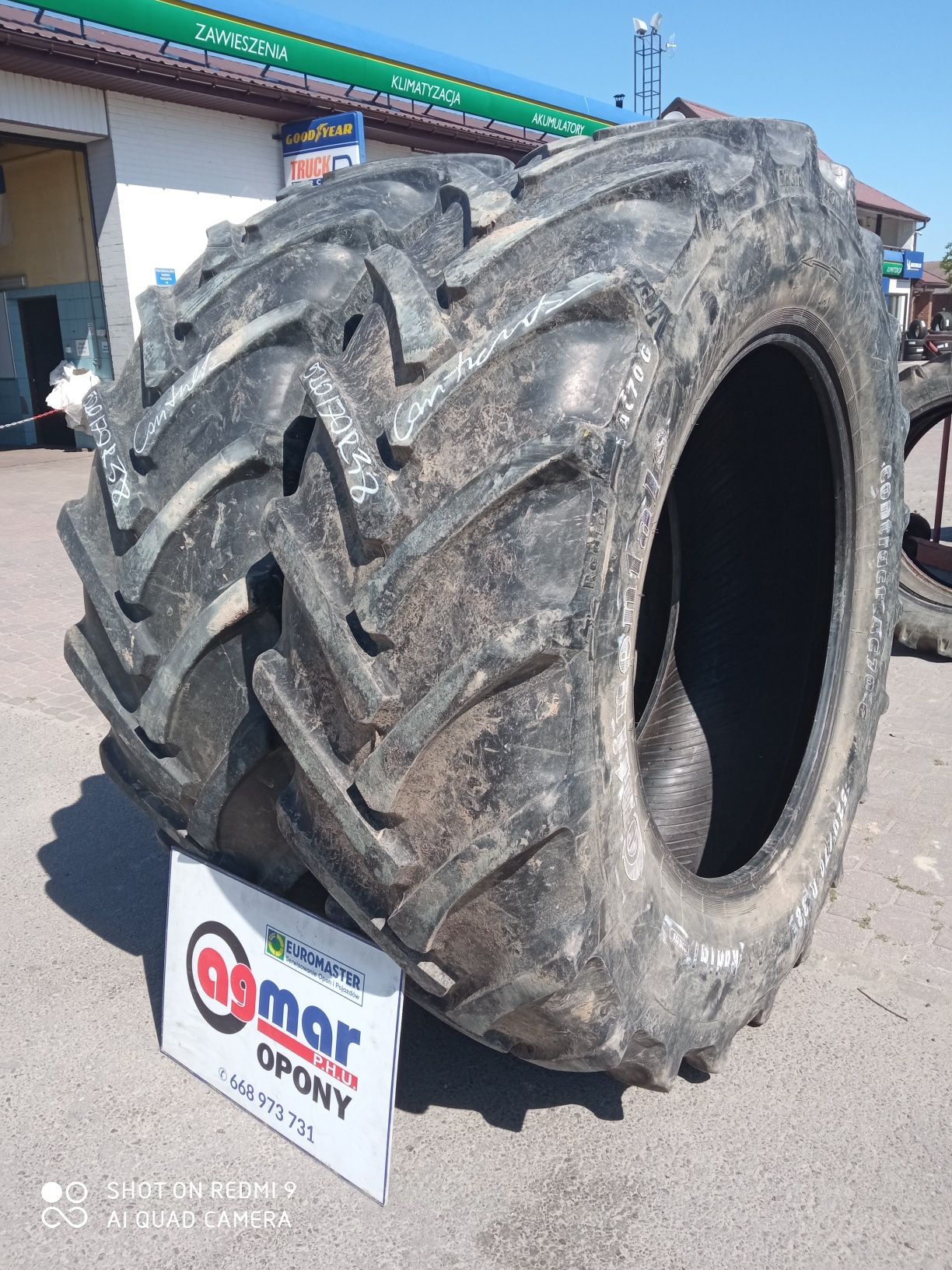 520/70R38 Continental opony używane rolnicze para