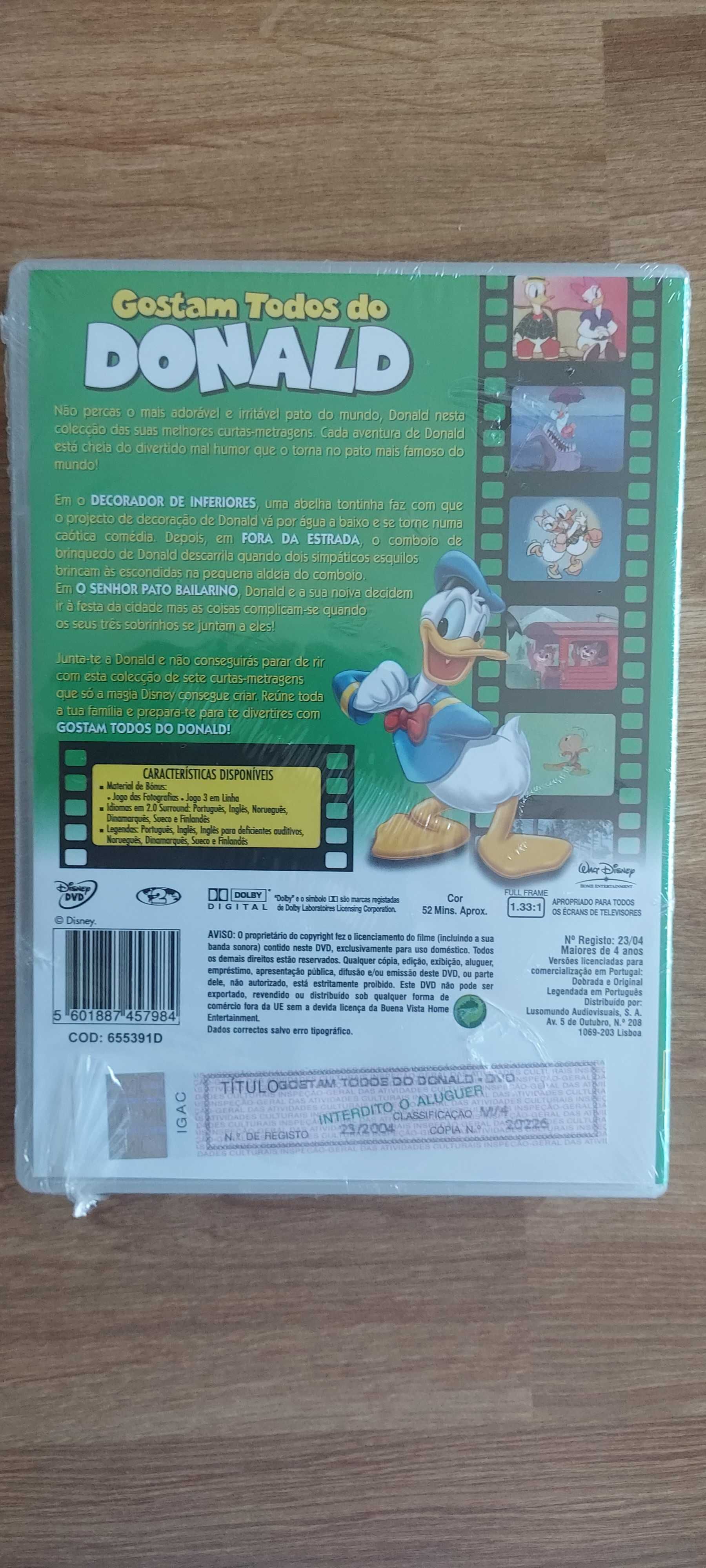 Vendo DVD Gostam todos do Donald - Disney